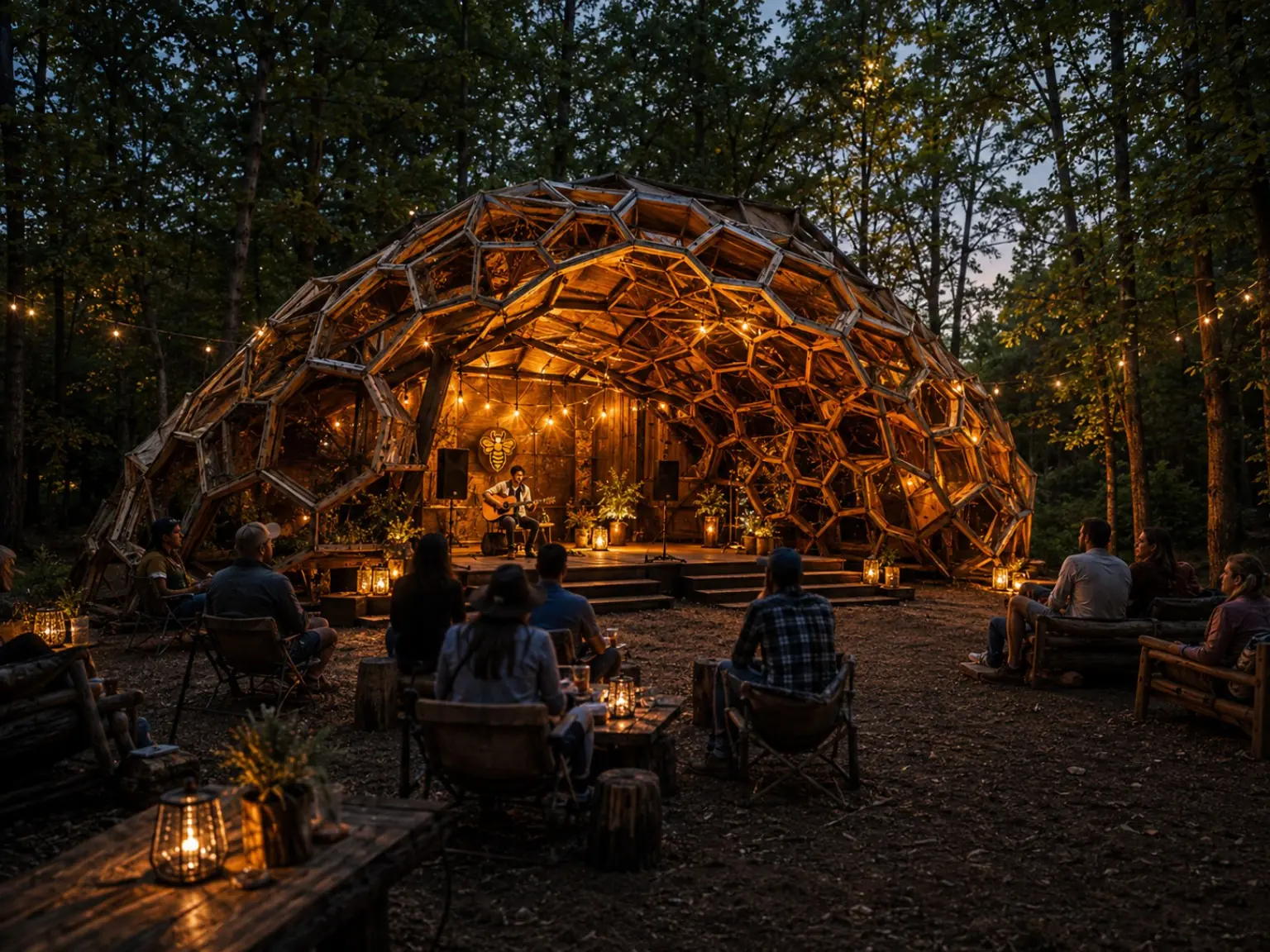 Honeycomb Stage concept rendering